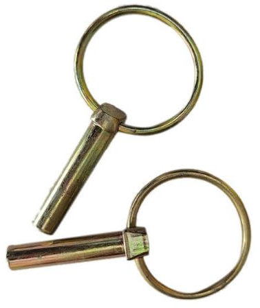 Lot de 17 goupilles pliantes M8 avec anneau, ensemble de goupilles pliantes M8, assortiment de boulons, goupilles à goupille de serrage rapide, goupilles de verrouillage pour tracteur