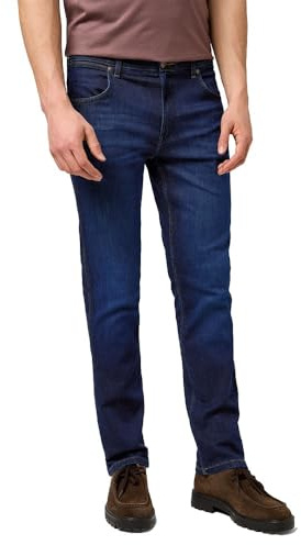 Wrangler Greensboro, Jeans Uomo, Rustic Navy, 36W / 32L