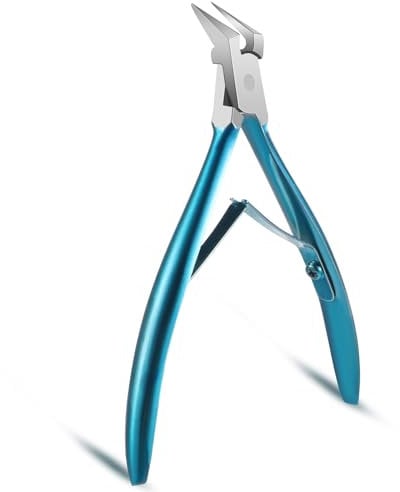 Wanmu Toenail Clippers Straight Blade for Thick Toenails, High Temperature Forging Stainless Steel Toe Nail Tools, Pointed Tip Ingrown Nail Clipper, Wide Jaw Toe Nail Cutter Pedicure Clippers