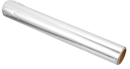 Gatuida Tin Foil Paper Baking Aluminum Foil 30cm x 50m Roll Grease Proof BBQ Air Fryer Parchment Paper