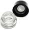 Bubatzilla Pop-Vac Lot de 4 bocaux de conservation en verre pour extraits, herbes et rosin - 4 ml - Avec membrane sous vide - Transparent