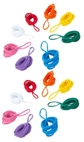 BESPORTBLE 96pcs Elastic Potholder Loom Loops Weaving Loom Refill Loops for Boys and Girls Adults Craft DIY Arts and Crafts Supplies Bands Kit