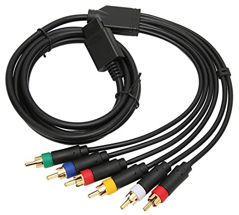 Cocoarm RGB RGBS -Verbundkabelkabel, RGB -Komponenten Videokabel RGBS AV -Kabel Hohe Flexibilität Soft Touch mit 4 BNC -Köpfen für N64 SFC