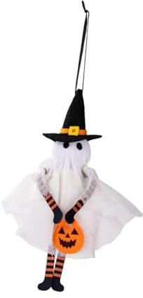 Amagogo Adornos Colgantes para de Halloween, decoración aterradora para Pared, Exterior, Chimenea, Puerta, Muñeca Fantasma