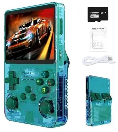 R36S 2026 Nuova Console di Gioco Portatile Rétro, 20000+ Giochi HD Mini Console Video Rétro, Schermo IPS da 3,5 Pollici, Console Portatile per Videogiochi Arcade, Regalo per Adulti