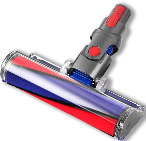 Soft Roller Cleaner Head for Dyson V7 V8 V10 V11 V15, Part #968266-02 | Quick Release Vacuum Head Replacement for SV10 SV12 SV14 Cordless Vacuum Cleaners, Gentle Hard Floor Attachment Accessories