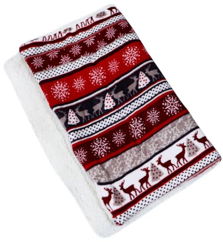 VICASKY Decke für Hunde und Katzen Warme Flanellmatte Kuscheliges Haustierkissen für Winter Schlafmatte für Katzen und Hundebetten