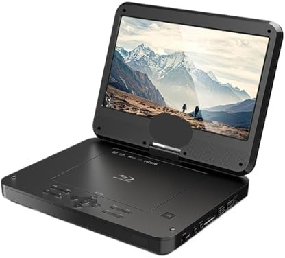 Lettore DVD, Lettore Blu-ray portatile portatile Riproduzione HD 1080P Supporta disco rigido USB BD25 BD50 DVD CD VCD