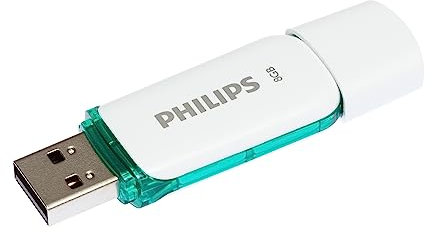 Philips Snow Edition 2.0 USB-Flash-Laufwerk USB-Stick 8GB für PC, Laptop, Computer Data Storage, Lesegeschwindigkeit bis zu 21 MB/s