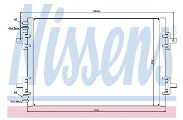NISSENS 94750 KONDENSATOR KLIMAKÜHLER KLIMAKONDENSATOR ohne Trockner