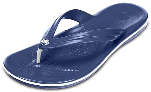 Crocs Unisex Crocband Flip Flip Flops, Navy, 11/12 UK