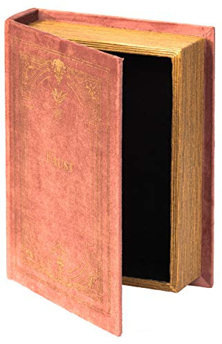 Dekorative Aufbewahrungsbox für Schmuckstücke, Vintage-Stil, Braun