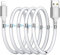 AICase Magnetisches Ladekabel,(2M) Superorganisiertes Laden Magnetisches Absorptions-Nanodatenkabel für Telefon 11/ XS/XS Max/XR/X/8/8 Plus/7/7 Plus/6s/6s Plus/6/6 Plus/SE/5s / 5c/5/Pad/Pod