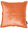 DONE Glam Kissenhülle Coral 45x45cm glamouröser Samt Handarbeit Metallic-Effekt schick umlaufende Steppnaht weich Reisverschluss 100% Polyester