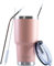 FAB | Vacuum Insulated Tumbler with Lid & Straw 850ml (30oz)| Reusable Stainless Steel Flask for Hot & Cold Drink | Iced Coffee Cup | Travel Mug | BPA Free - Silver Pink