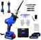 21V Mini Electric Chainsaw 2x1.5Ah Battery-Powered Wood Cutter Rechargeable Cordless Reciprocating Saw Electric Saw with Charger,Gloves,Goggles,Case