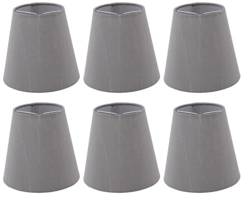 6pcs Abat-jour, petit abat-jour à pince pour lampe de chevet cône décoratif