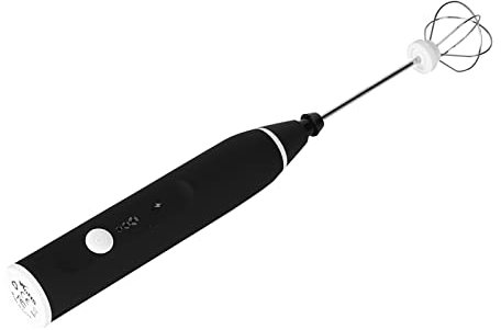 Generic Electric Handheld Egg Beater, Wireless Rechargeable Hand Mixer Whisk Portable Kitchen Aid Hand Mixer with Milk Frother Head for Egg Milkshake Cream Cake