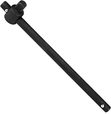 Akozon Heavy Duty Steel Sliding T-Handle Socket Wrench Breaker Bar, Compact Size, High Strength Ergonomic Design (1 inch Sliding Rod)