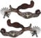 HiyyFloy 2 Stück Pferdesporen, Rostfreier Stahl, Western-Stil, Cowboy-pferdestiefel-sporen Für Reitsport-wettkampfausrüstung