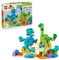LEGO DUPLO Dinos auf Rädern 3-in-1-Set - Lernspielzeug für Jungen & Mädchen ab 3 Jahren - Diplodocus und T. Rex, Triceratops & Stegosaurus oder Pteranodon & Parasaurolophus Dinosaurier Figuren - 10451