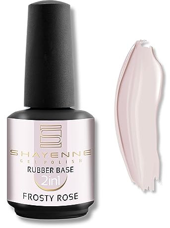 2in1 Rubber Base Color Frosty Rose 15 ml – Shayenne Nagellack Soak Off Gel UV/LED – Base Coat & Farbe – Gummibase für Nägel – Gellack, Nagelgel, langanhaltender Lack – Made in Germany