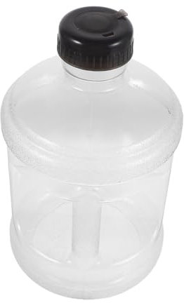 TOBBOMEY Botella De Agua Grande: Contenedor Transparente De 3 L para Bebidas para Acampar Al Aire Libre - Jarra De Agua Portátil - Cubo De Plástico Transparente para Senderismo Y Viajes