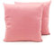 BIANCHERIAWEB Coppia Cuscini Arredo Imbottiti Tessuto Ottoman in Tinta Unita Rosa Antico 41 40x40 Rosa Antico 41
