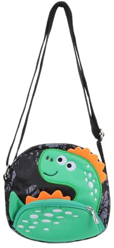 VALICLUD Kleine Kinder Crossbody Geldbörse Dinosaurier Umhängetasche Cartoon Tier Handtasche für Jungen Wandern zu Fuß Reisen