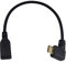 Maxhood Micro USB to USB C Adapter Cable 25cm, Short 90 Degree Right Angle Micro-USB Male to Type C Female Conveter Cable, Support Charge & Sync for Galaxy and Android Devices