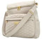 Bellaboo Lily USA Baby Wickeltasche lässig Mokka Rucksack für Kinderwagen mit befestigung Abwaschbares Obermaterial aus Veganem Leder sehr elegant - Onyx