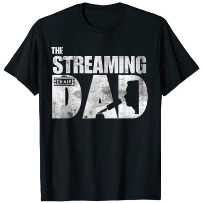 Mens Gaming And Streaming With Dad T-Shirt