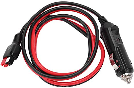Risegun Anderson auf Zigarettenanzünder Stecker Kabel, Auto Zigarettenanzünder Stecker auf 45A Anderson-Kabel 220 V, Kompatibel mit 15A, 30A und 45A Strommastanschlüssen, 60cm Kabel