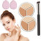 Donubiiu Dreifarbiger Mehrzweck-Concealer, Tri-Color Concealer Palette Of Covers Acne Marks Dark Circles, Full Coverage Concealer, Tricolor Concealer (1PCS)