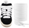 Endoto Lacci per Adidas Campus 00s scarpe, 16mm di larghezza laccio stringhe di ricambio Jumbo larghi piatti e spessi Shoelaces Laces (Bianco, 50 pollici)