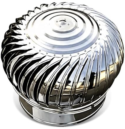 Drehbare Turbine für Schornsteine, aus Edelstahl, für 150 mm Schornstein