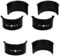 Albedel set of 3 Kinds Front Derailleur Adjust Conversion Clamp Shim Spacer Adapter Sheet 28.6 to 31.8 to 34.9mm Aluminum Alloy for MTB Mountain Road Bicycle