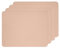 Ehrenkind® Platzset Kinder – Made in Germany Abwaschbares Tischset aus 100% PE, Eva-PP-Film, rutschfest und BPA-frei – Perfekte Tischunterlage für Mahlzeiten | 54x42 cm | 4-er Set | Rosé