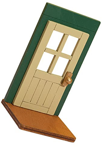 CAXUSD Mini Porte en Bois Petite Porte Décorative Accessoire Miniature Intérieur Décoration Maison Miniature