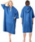 SOMLAW Badeponcho Damen & Herren mit Kapuze - Weicher Mogenmantel mit Tasche - Handtuch als Umziehhilfe für Strand und Wassersport - Bademantel für Strand, Schwimmbad, Zuhause(Blau)