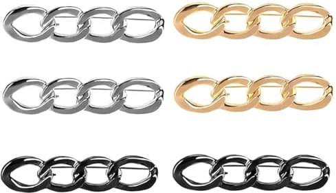 TENGEE 6 Stück Hose enger machen Clip,Hosenbund enger machen,Hosen Enger Machen Clip,Hose Enger Machen,Knopfversteller,Taillenspanner,Verstellbare Taillenschnalle For Jeans,für Lose Jeans,Hosen,Röcke