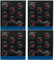 DuPont Pierres à feu, pierres à briquet Rouge Lot de 4 x 8 pièces