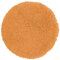 Spirella Badteppich Badematte Duschvorleger Mikrofaser Hochflor | flauschig | rutschhemmend | geeignet für Fußbodenheizung |60 cm Rund | Orange