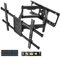 deleyCON Universel TV Support Mural - 32 - 75 Pouces (81-190cm) - Basculable Orientable Jusqu'à 66Kg & VESA 600x400mm - Mur Distance Variable TV LCD LED OLED