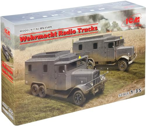ICM ICMDS3509 Diorama 1:35-Wehrmacht Radio Trucks