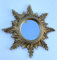 artissimo Wandspiegel Sonne Antik Gold Sonnenspiegel 50cm Barock Badspiegel Flurspiegel Sun Mirror C495