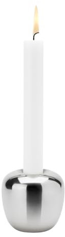 Stelton Kerzenständer, Edelstahl, Klein