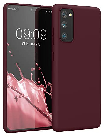 kwmobile Hülle kompatibel mit Samsung Galaxy S20 FE Hülle - weiches TPU Silikon Case - Cover geeignet für kabelloses Laden - Tawny Red