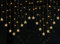 BLOOMWIN Sterne Lichterkette Weihnachten Warmweiß 2x1M, Lichtervorhang Weihnachtsbeleuchtung Fenster, Lichterkette Weihnachtsdeko Fenster Innen, 8 Modi 104 LEDs USB Lichterkettenvorhang