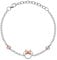 Disney BS00035TRPL-55 Armband Mädchen Damen Minnie Maus Herzen Silber 17 cm